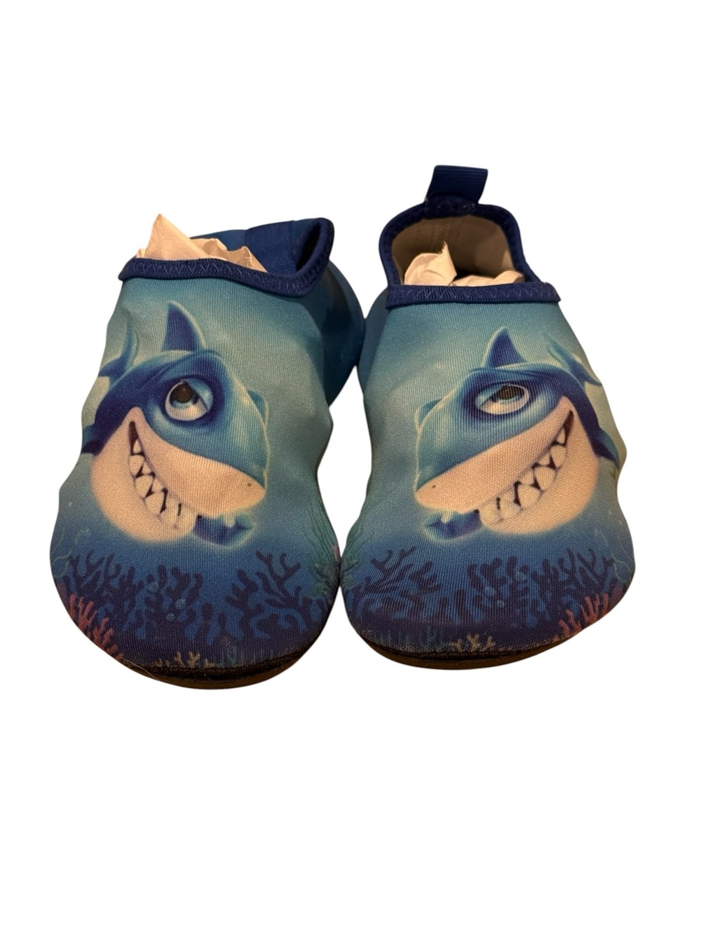 Unisex Boys Girls Water Shoe Shark Blue Size 10 Toddlers